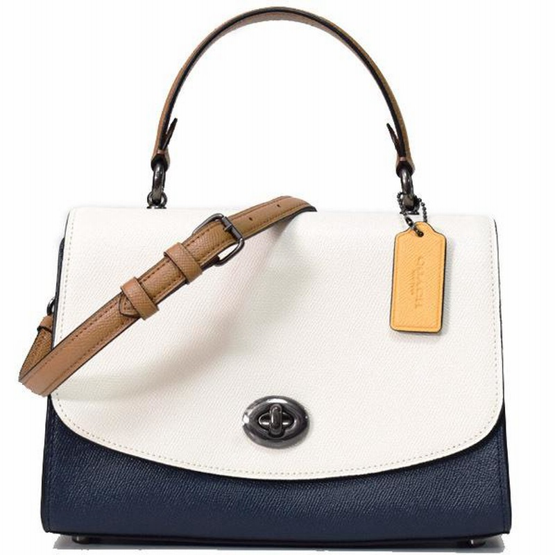 コーチ バッグ COACH クロスグレインレザー ティリー トップ ハンドル 