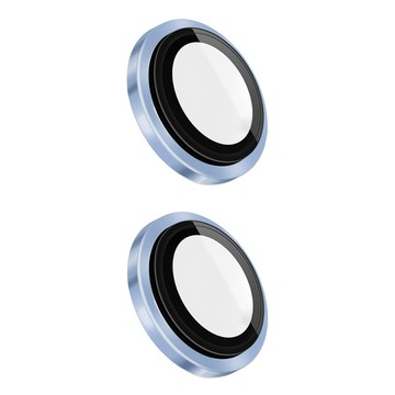 HODA 好貼 0.27mm 藍寶石原機結構鏡頭保護貼 藍色  iPhone 15/15 Plus  1組