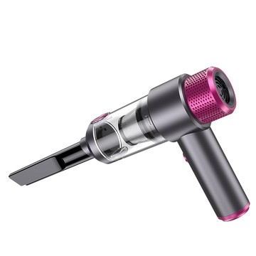PowerRider LT-135 吸吹兩用手持迷你強力吸塵器 灰紫色