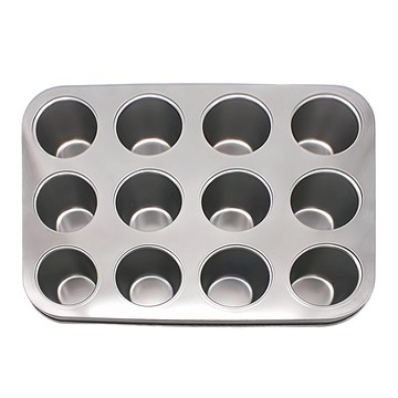 珍珠金屬 紙杯蛋糕模具12件組 D-2675 Dot  60mm  1組