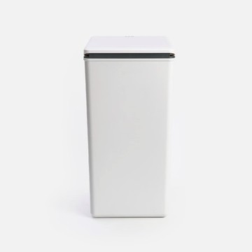 EKO按壓式塑膠垃圾桶20L 白