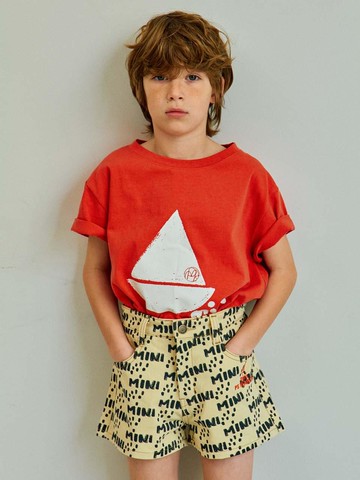 25SS Boat Short Sleeve T-shirt (RED)