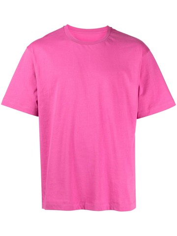 Rabanne - logo-print cotton T-shirt - men - Cotton - XXL - Pink