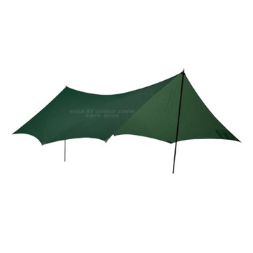 HILLEBERG TARP 10 UL 超輕量抗撕裂3層矽塗層天幕帳蓬350x290cm(750g).耐水壓高達5000mm/輕量.簡單/021961 綠