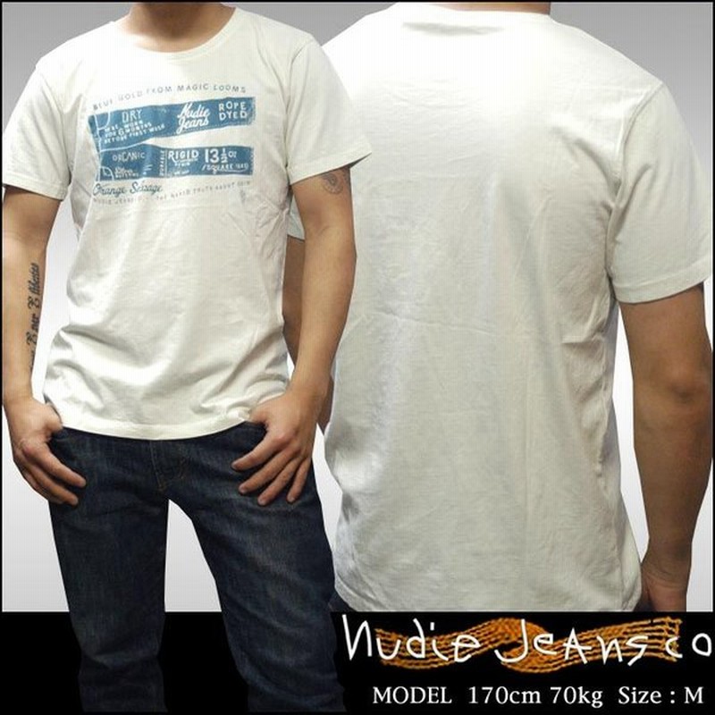 100種類以上品揃え ヌーディージーンズ Nudie Jeans メンズ Tシャツ Painted Denim 半袖 ｔシャツ オフホワイト シャツ サファリ 掲載 ブランド 通販 Lineポイント最大0 5 Get Lineショッピング