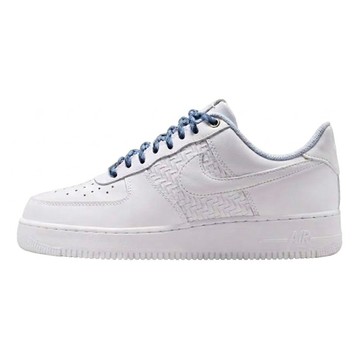 NIKE 耐吉 男款 AIR FORCE 1 07 LV8 ESS+ 運動鞋 IW1892-111  白色 + 藍色  30 cm