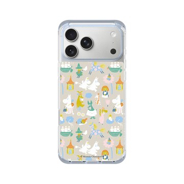 iPhone 17 Pro Max ClearX (MagSafe 兼容) 冰透藍 - Moomin - Moomin 村莊大小事