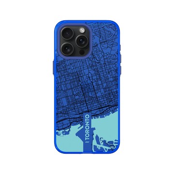 iPhone 15 Pro Max Clear 激光藍 - JOCR - Toronto (Black Logo)