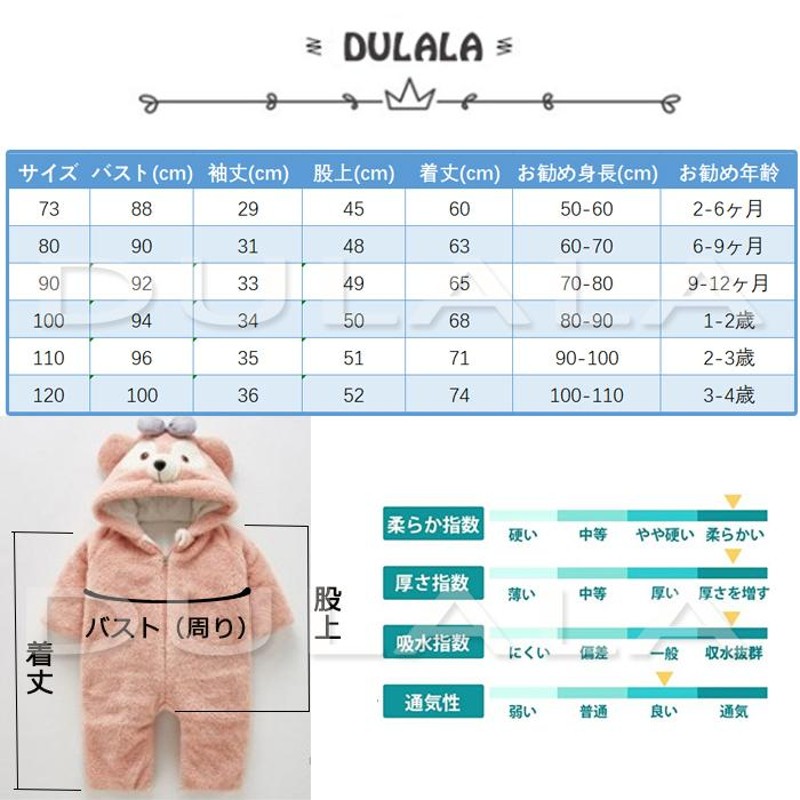 Dulala ダッフィー 着ぐるみ 赤ちゃん ベビー服 カバーオール ロンパース 新生児服 防寒着 フードニット 長袖 お出掛け 厚手 通販 Lineポイント最大get Lineショッピング