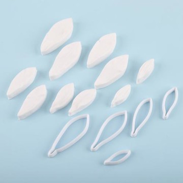 烘焙DIY英式糖花大麗花切花瓣紋路組合翻糖蛋糕軟陶粘土模具