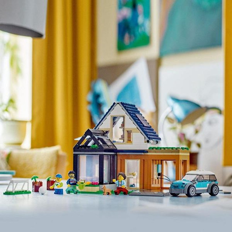 レゴ シティモダンハウスと電気自動車 60398 LEGO プレゼント ギフト 