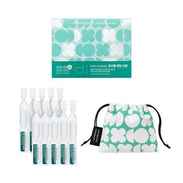 [dropdropdrop EDITION] BRINGGREEN Zinc Teca Blemish Serum 1.5ml*10ea (+DRP Mini Pouch)