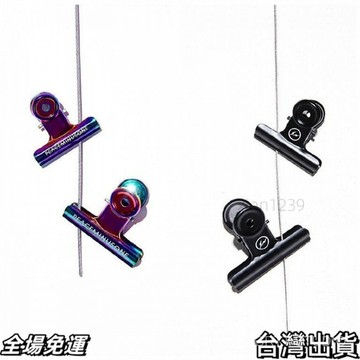 權志龍同款 GD權志龍INS衕款pmo藤原浩雙閃電聯名裝飾夾子潮牌飾品 台灣快.出