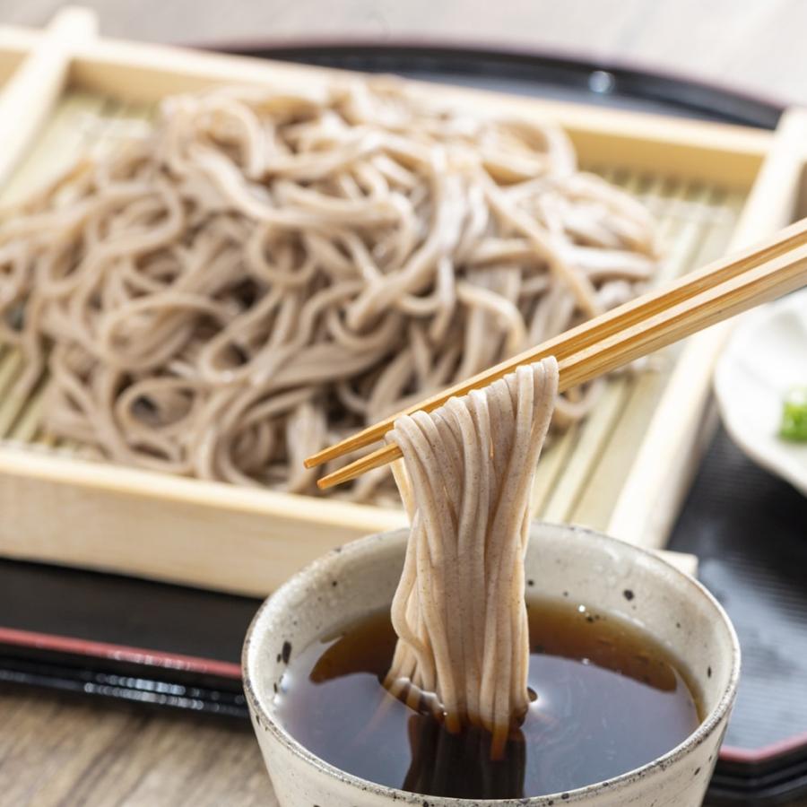 霧しな 半生そば 特製つゆ付 16食セット 蕎麦