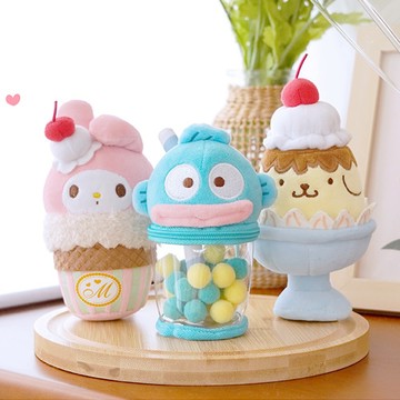 三麗鷗 冰品主題系列絨毛吊飾 多款選