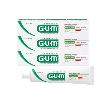 GUM 牙周護理牙膏 140gX3