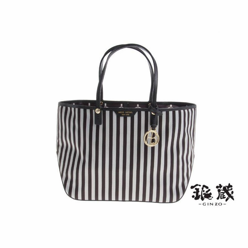 【新品未使用】HENRI BENDEL トート ショルダーバッグ 大 ストライプ