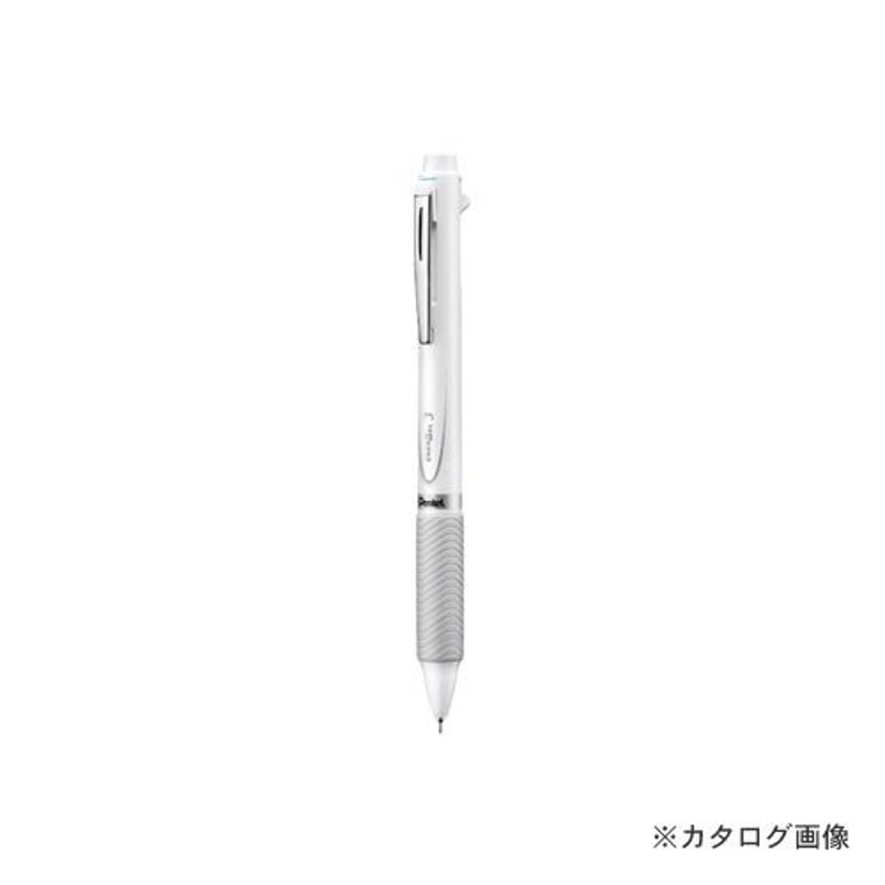 ぺんてる 【新品】（まとめ） ぺんてる エナージェル3色BP0.5 ホワイト BLC35W【×10セット】