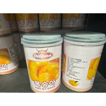 現貨 ShiQuan 皇冠牌 水蜜桃 罐頭 (425g) 水果罐頭 醃漬水蜜桃 糖漬 即食 水果