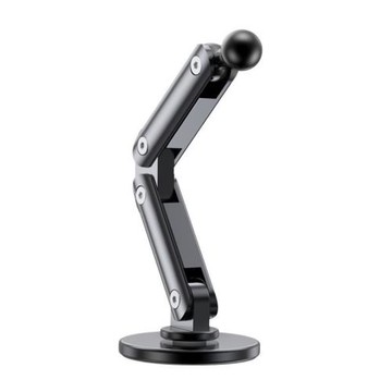 車載支架底座粘貼式折疊延長金屬鋁合金配件可調節17mm萬向球頭