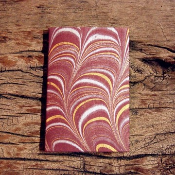 西印度手繪金粉波紋環保手工筆記本 | Ascetic Exports