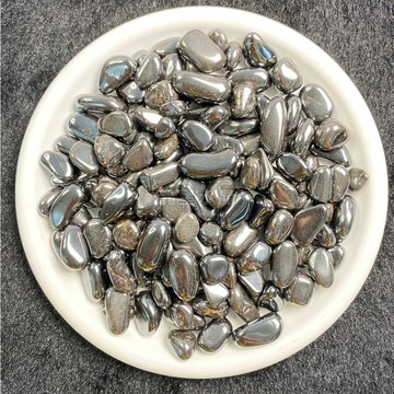 【晶星】天然赤鐵礦滾石 100g 赤鐵礦 弱磁性 滾石 原礦 礦石 原石 碎石 開運 招財 避邪 擋煞 擺件 魚缸 造景