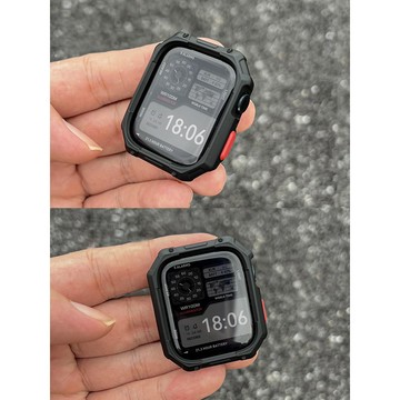 《台灣出貨》超质感 適用 APPLE WATCH 機甲軟殼 TPU軟殼 半包殼 錶框 S11 S10 46mm 44mm