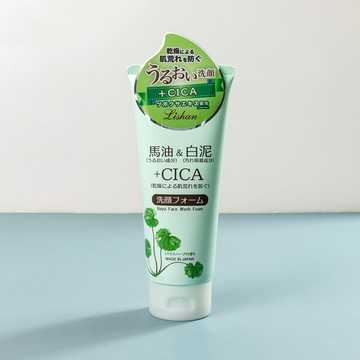 日本lishan馬油白泥cica洗面乳-柑橘香草香 130g