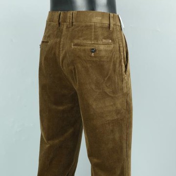 外貿純棉條絨褲秋冬中老年彈力直筒寬松休閑褲燈芯絨男褲爸爸長褲