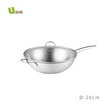 【UCOM 瑞康屋】鍋匠系列MT25台製複合金單柄炒鍋(28cm)