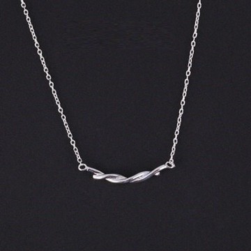 925純銀項鍊 吊墜-日韓時尚簡約氣質母親節情人節生日禮物女飾品73gj90【獨家進口】【米蘭精品】