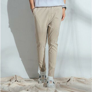 【JOKO JOKO】台灣 舒爽 彈性 直筒 九分褲 男裝 男褲