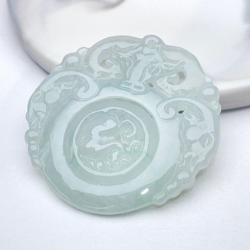 冰種翡翠三羊開泰|天然緬甸翡翠A貨|送禮