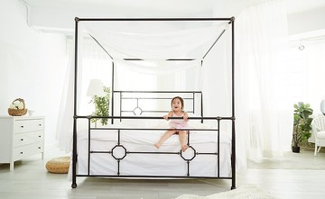 【雙人床架】摩登系列-海洋之心/鐵床架/貓抓/寵物友善/到府安裝