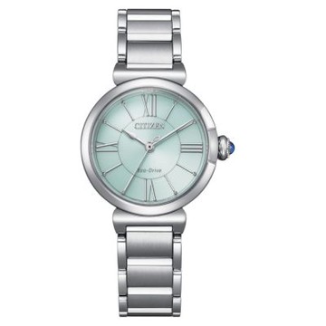 CITIZEN 星辰  L系列 限量 綠波 光動能時尚女錶(EM1070-83L)30mm