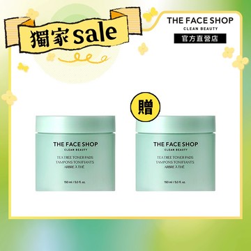 【THE FACE SHOP】茶樹淨膚調理爽膚棉150ml (70片)｜品牌旗艦店 角質毛孔修護