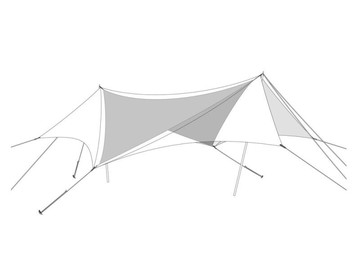 ├登山樂┤日本Snow Peak HD六角蝶型天幕 Pro.焚火內掛帳頂部 # TP-250IR