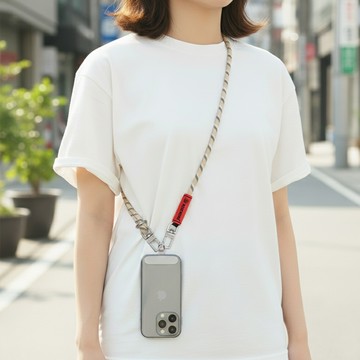 150CM 戶外露營長繩款手機掛繩 (附夾片) 米格雅韻