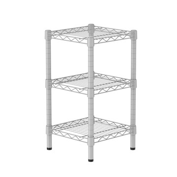 特力屋 烤漆三層架寬33*深33*高60公分(白)