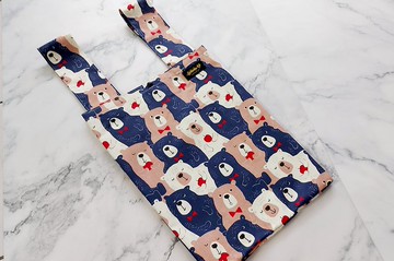 Leodoodoo 【背心式提袋】【內防潑水】大容量手提包-可收納-手作