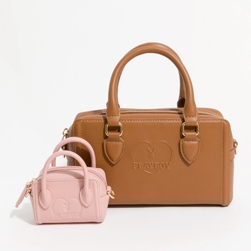 PLAYBOY - 手提包  Aimer系列 - 咖色