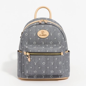 PLAYBOY - 後背包  Misty Blue Whisper系列 - 藍色