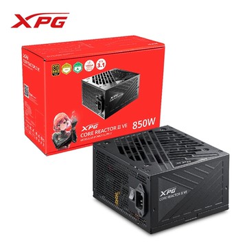威剛XPG CORE REACTOR II VE 850W 金牌全模組 ATX3.1 電源供應器 7年保固