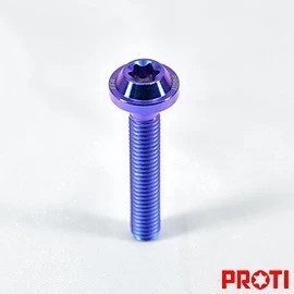 【PROTI】M6L35-CCF01正鈦合金螺絲 鈦合金螺絲 正鈦合金螺絲 正鈦 藍鈦螺絲 飛碟頭