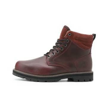 TIMBERLAND BRITTON ROAD 防潑水休閒靴 酒紅 A69UHEIW 男鞋