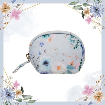 【PARTAKE】花語系列 貝殼零錢包 #灰藍 PT22-G4-21GB聖誕交換禮物