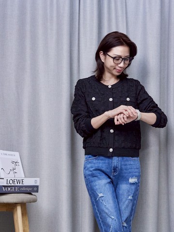 讓整體穿搭立顯精緻的小香風氣質外套