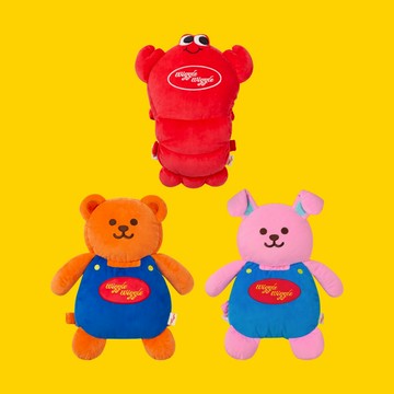 【blank.】Wiggle Wiggle 小朋友防撞枕-小熊/小兔子/龍蝦