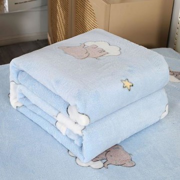 真愛加絨薄款法蘭絨毛毯雙人雙面絨毛毯單人宿舍毯子冬季速暖絨毯