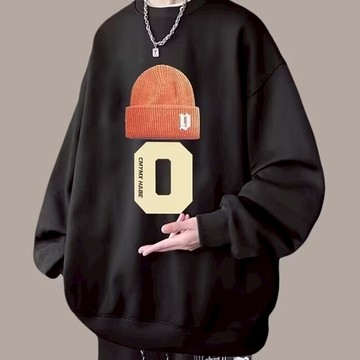 休閒衛衣帽T秋冬流行連帽衛衣青春流行簡約時尚百搭 男女 穿搭必備 連帽衛衣 帽T 外套 男生印花長袖上衣 衛衣男